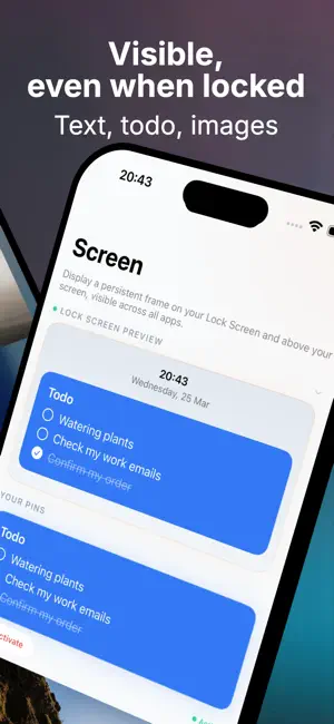 inFront - Custom Lock Screen screenshot 2