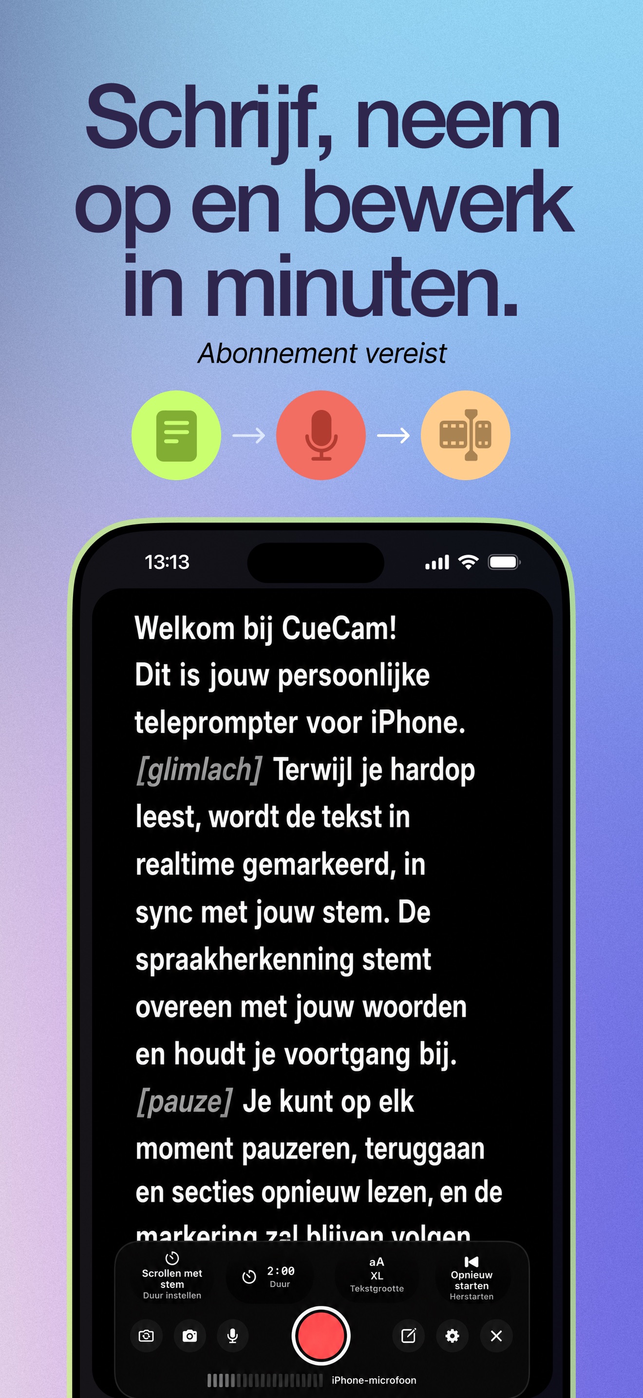 CueCam: Video Teleprompter screenshot 3