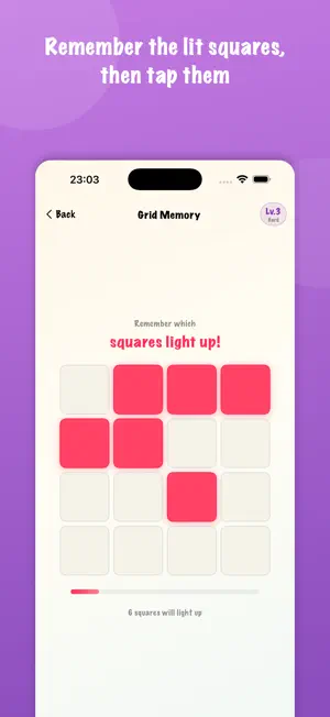 Working Memory Lab screenshot 2
