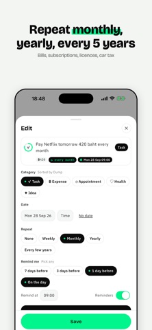 Dump: Brain Dump & Reminders screenshot 3