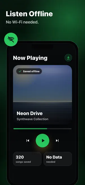 Sonvio - Offline Music Player screenshot 1