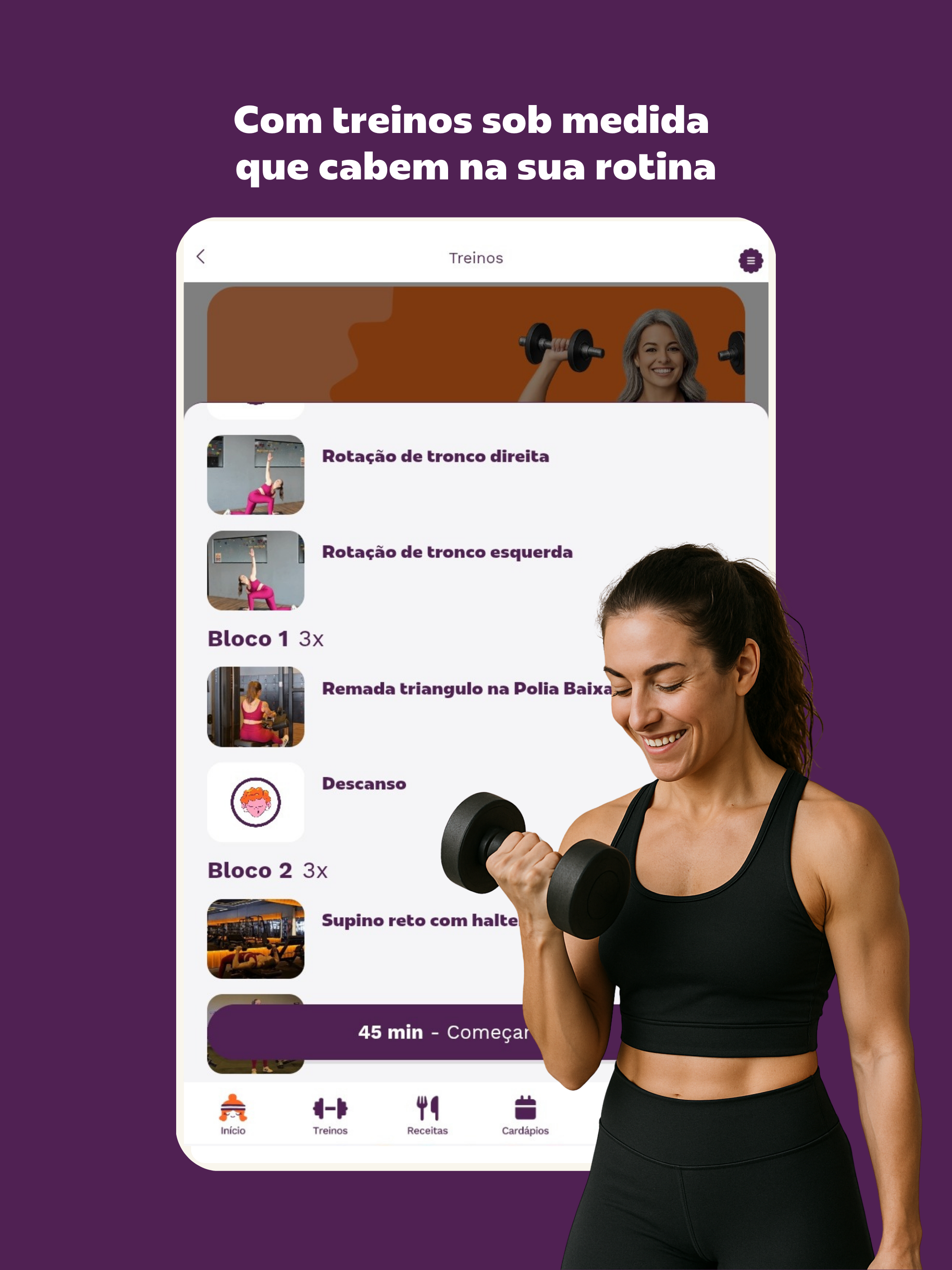 Superela: Exercícios, Receitas