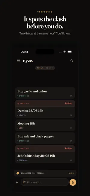 nyze: Notes, Reminders & Lists screenshot 4