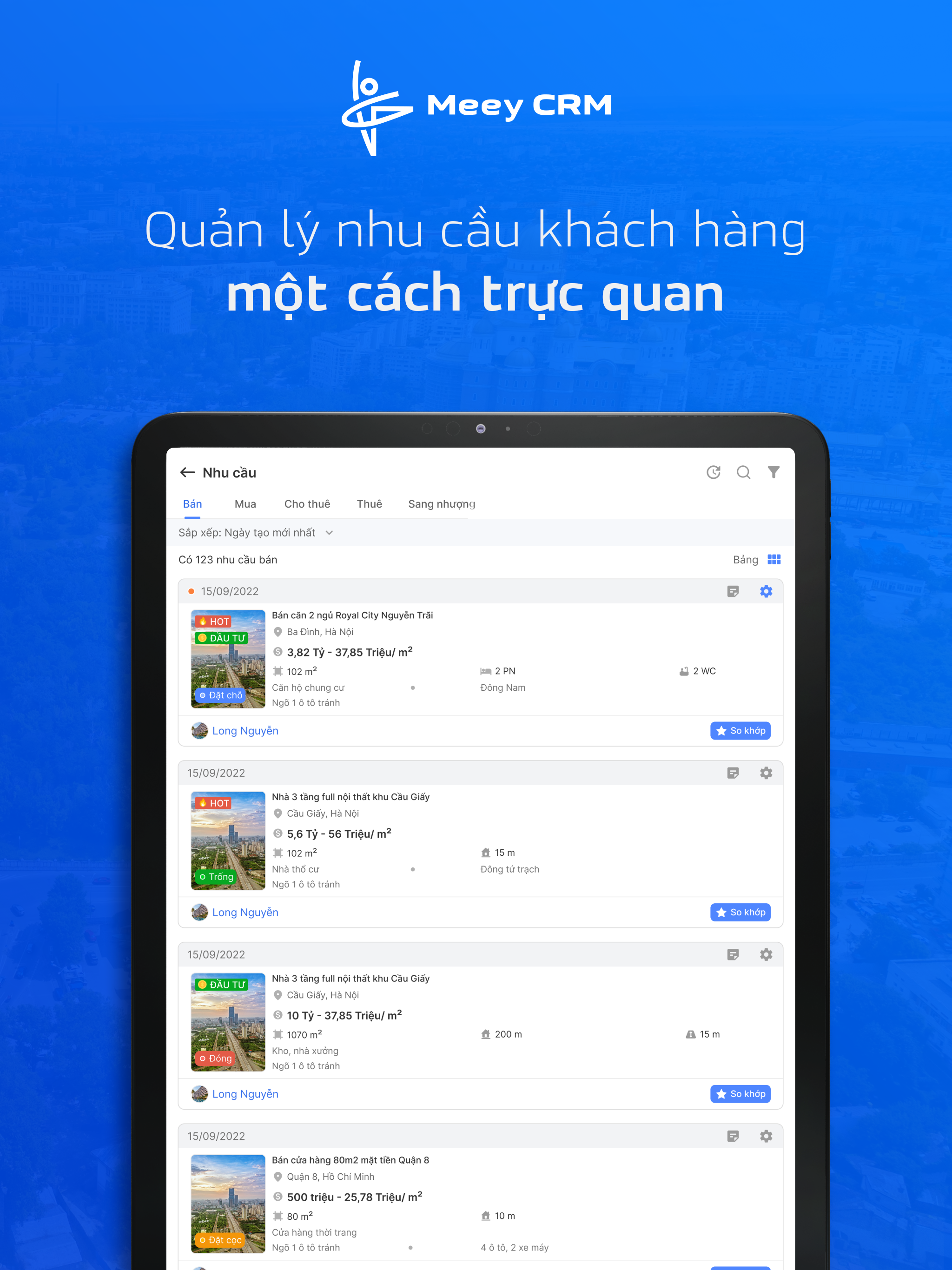 Meey CRM - Plus