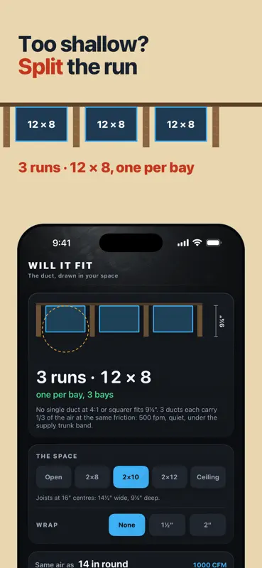 DuctWise HVAC Duct Calculator screenshot 6 of 8