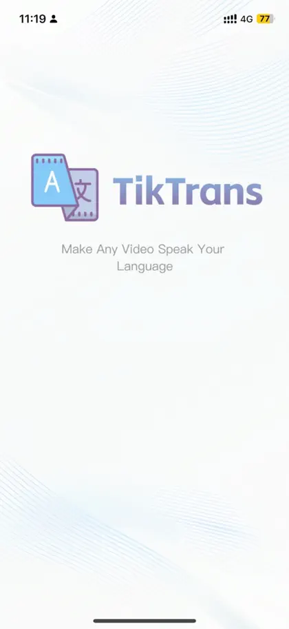 Screenshot 3 di 5 di TikTrans - Video Translator