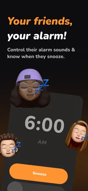 Snooze Squad - Social Alarm screenshot 1