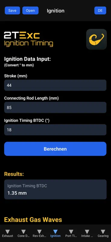 2TExc - 2T Exhaust Calculator screenshot 7 of 10