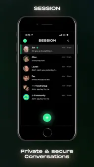 Session - Private Messenger iphone bilder 4