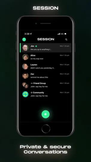 Screenshot von Session - Private Messenger auf dem iPhone 4