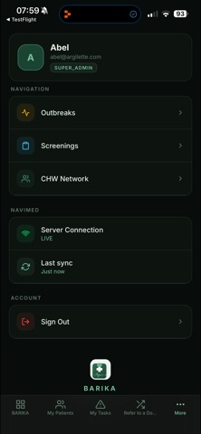 BARIKA iPhone screenshot