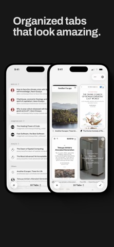 Quiche Browser iPhone screenshot