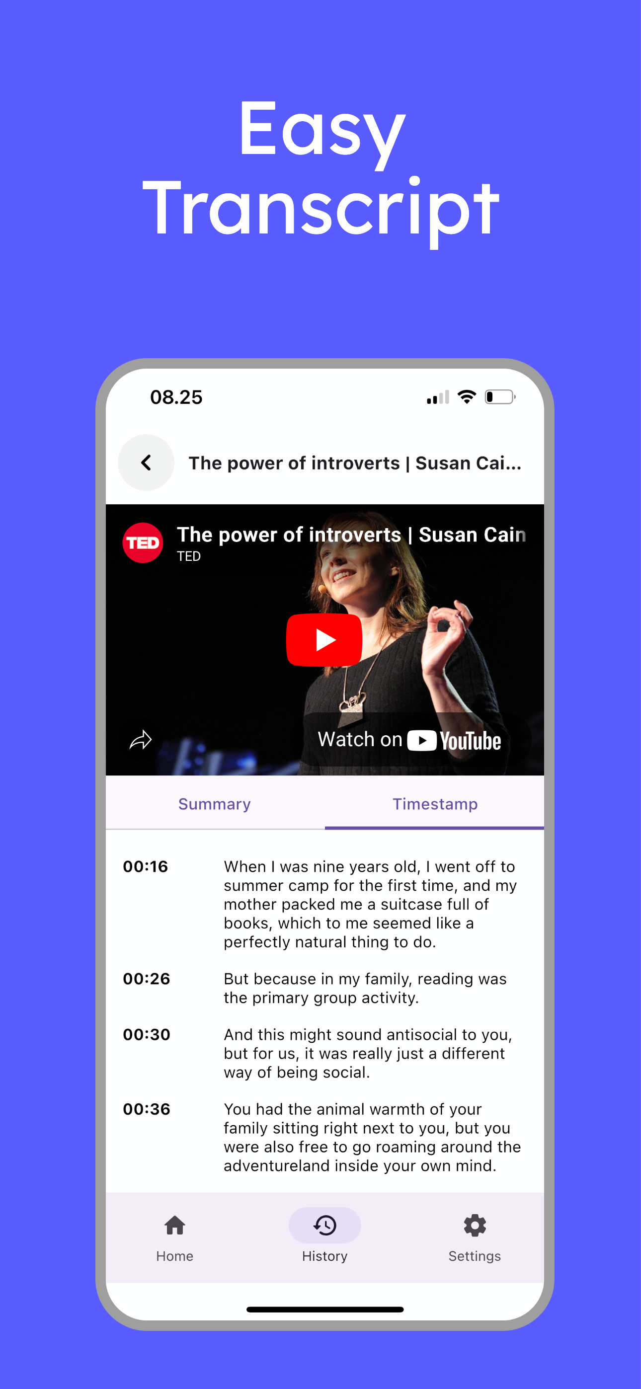 Summary - AI Video Summaries