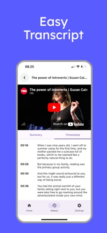 Summary - AI Video Summaries Screenshot 4 of 5