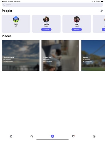 theliveapp iPad screenshot