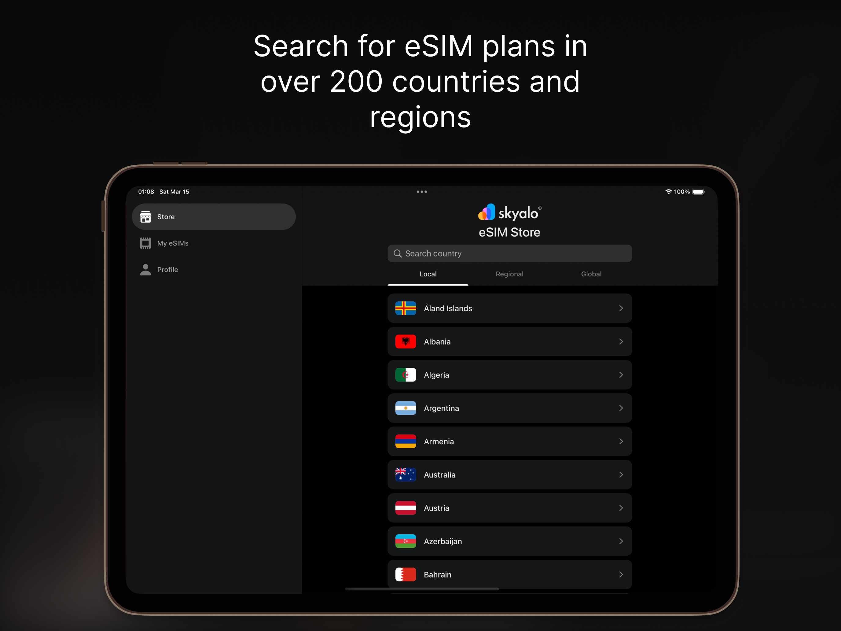 Skyalo: Travel eSIM & Data