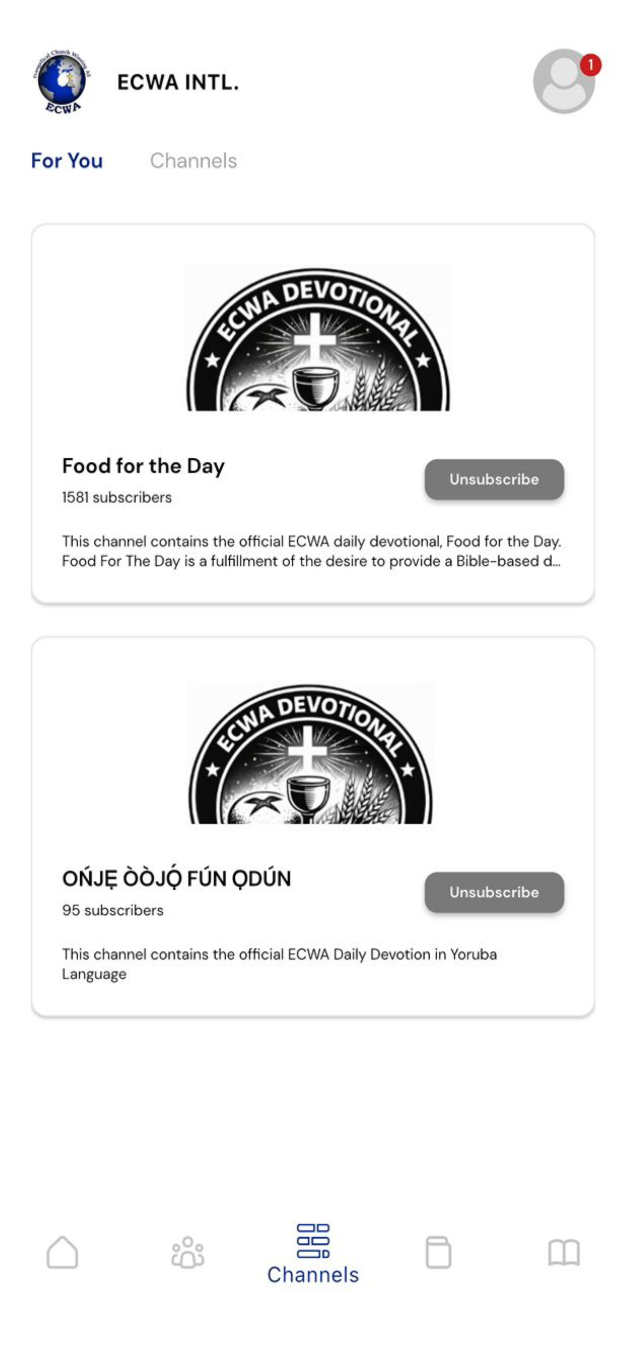ECWA INTL. screenshot 6
