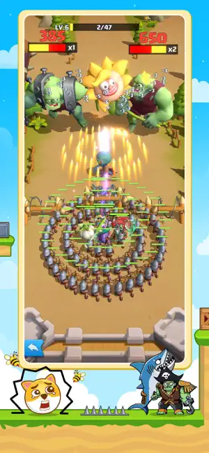 X-Clash: Survival Strategies iPhone screenshot 4