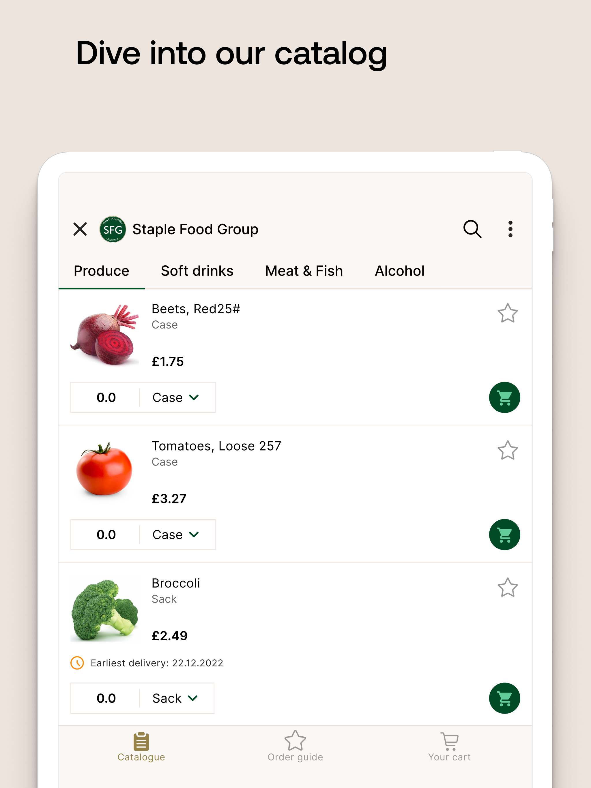 Staple Food Group App screenshot 9
