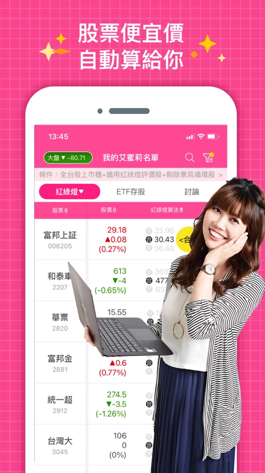 #3. 艾蜜莉定存股 - 計算股票便宜價 (iOS) 由: CMoney