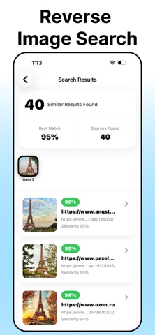 AI Lens - AI Face Search iPhone screenshot