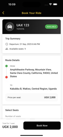 Rideshare Uganda screenshot