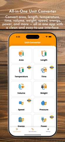 Unit Converter - Universal App Screenshot 1 of 5