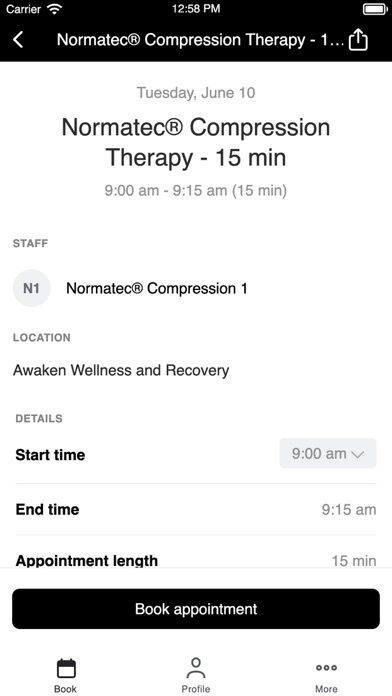 App screenshot
