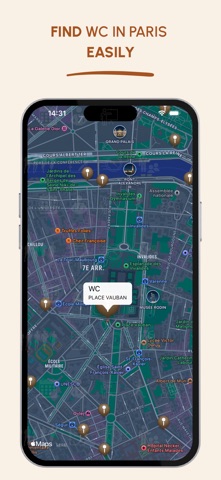 巴黎公厕地图 screenshot