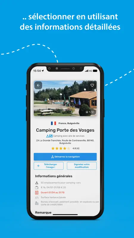 Camperstop-Aires CC en Europe screenshot 4 of 8