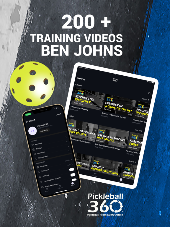 Pickleball 360 iPad screenshot 2 - Sports app