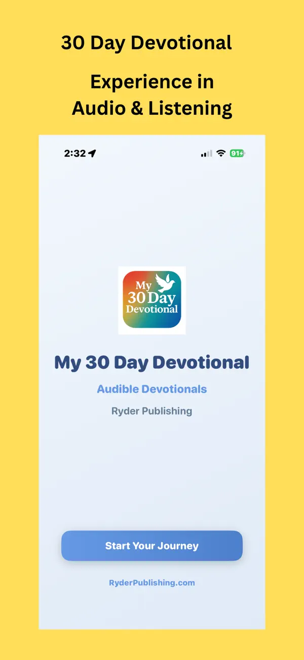 Screenshot #1 pour My 30 Day Devotional
