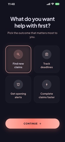 ClaimNow: Track Claims iPhone screenshot