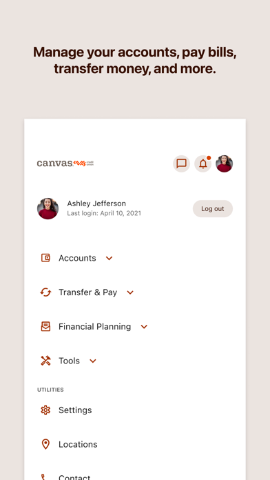 Canvas Credit Union screenshot