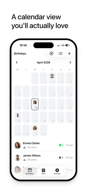 SaveDay: Birthdays & Gifts screenshot 2