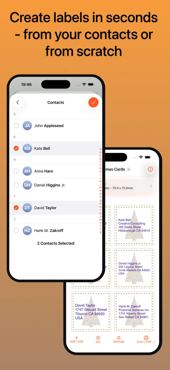 Screenshot #2 pour Label Printer