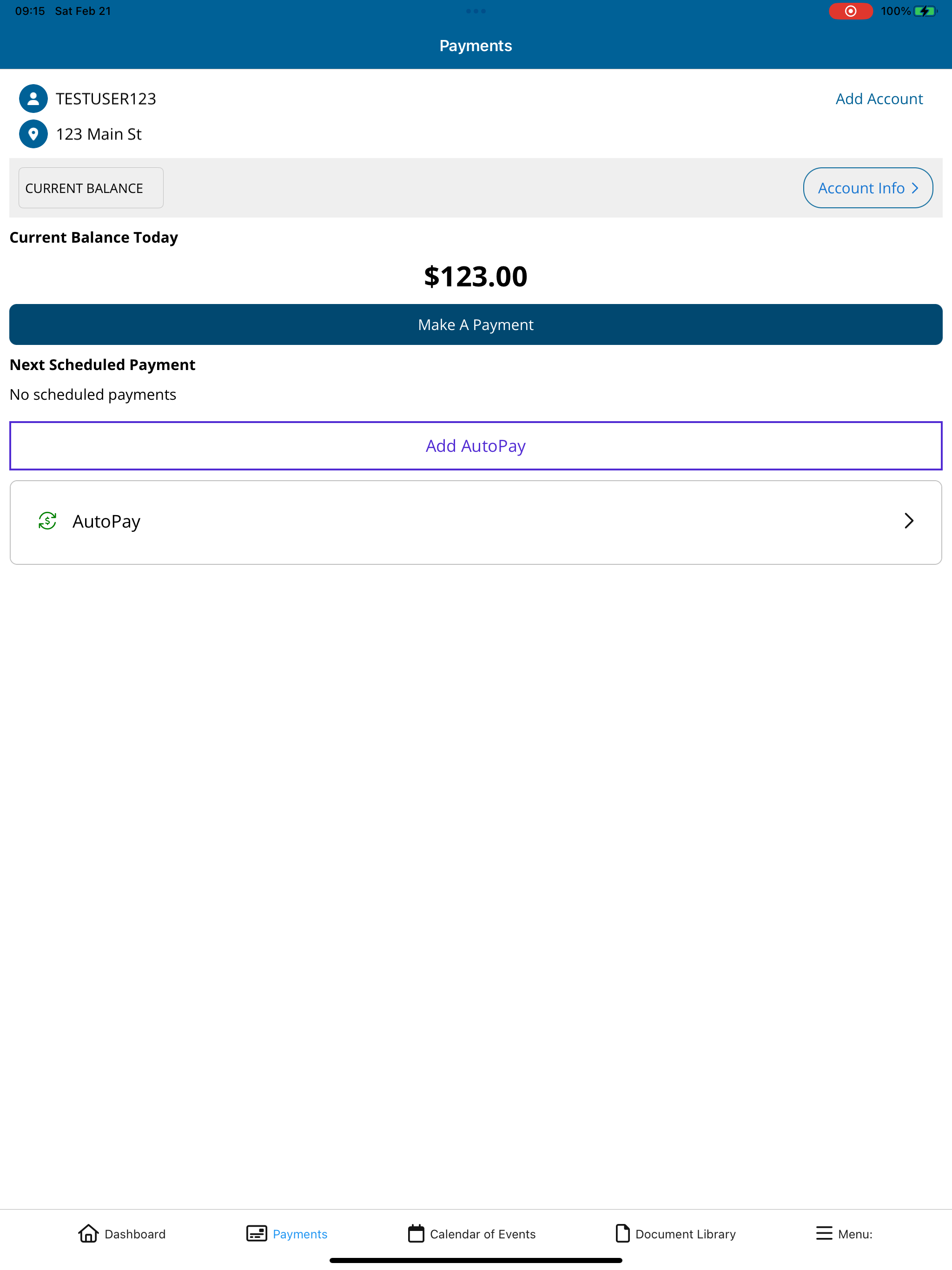Elite Community Mgmt App