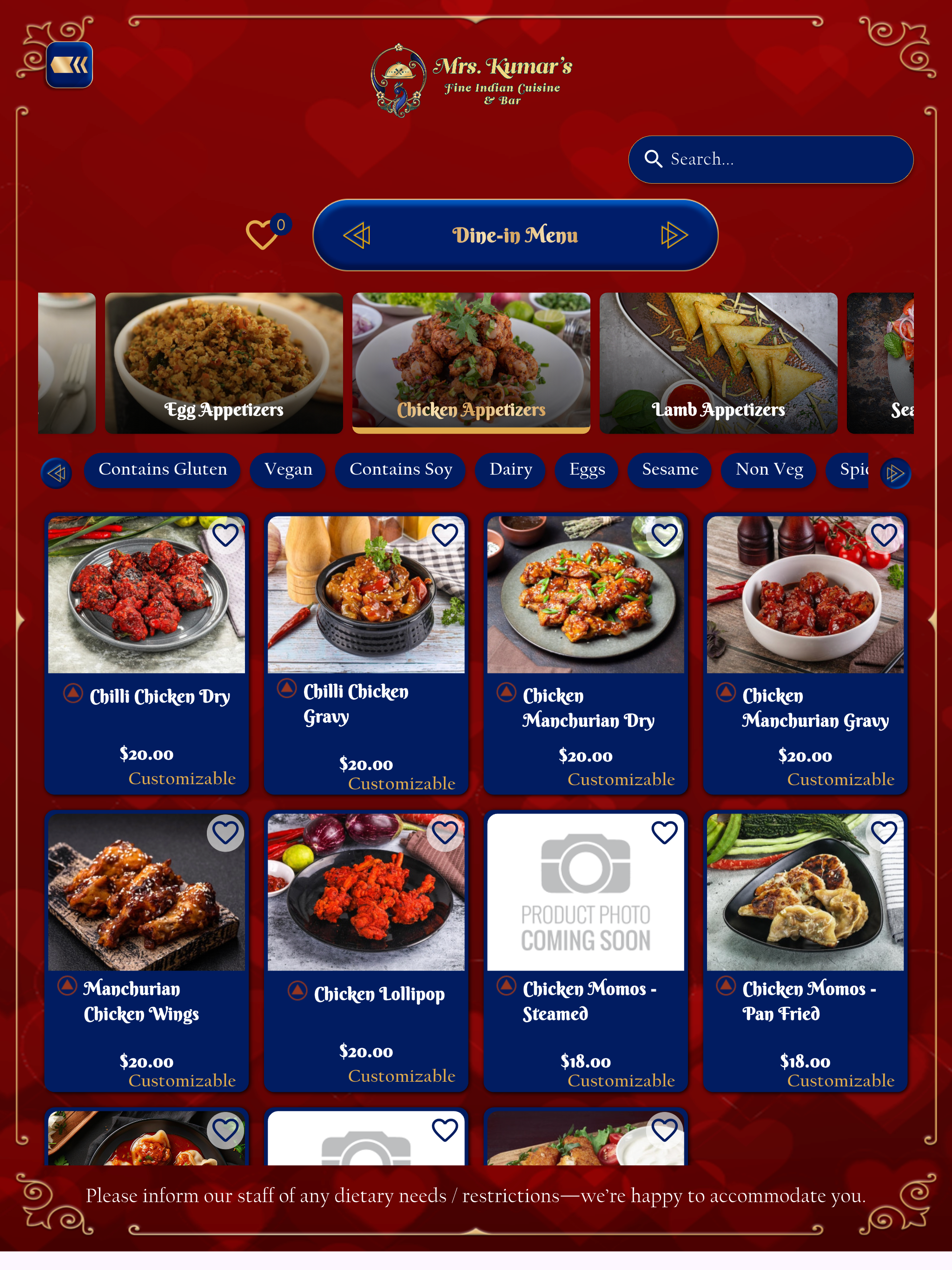 eMenu for Restaurants screenshot 17