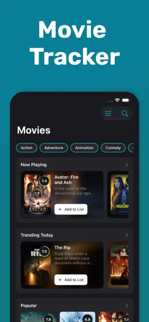 Movie Tracker - Watchlist screenshot 1