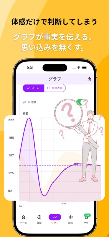 血糖値 - ポケット血糖値ノート 記録忘れ防止リマインダー付 screenshot 2 of 4