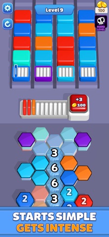 HexaBurst iPhone screenshot