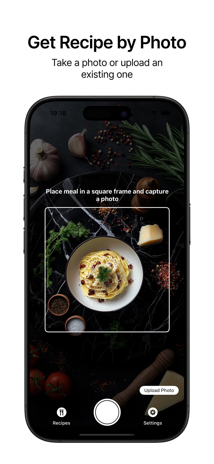 Dish Vision: AI Recipes iphone screenshot 1