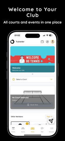 Tenis: Kort Rezervasyonu screenshot