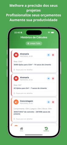 Calculadora de Obra screenshot