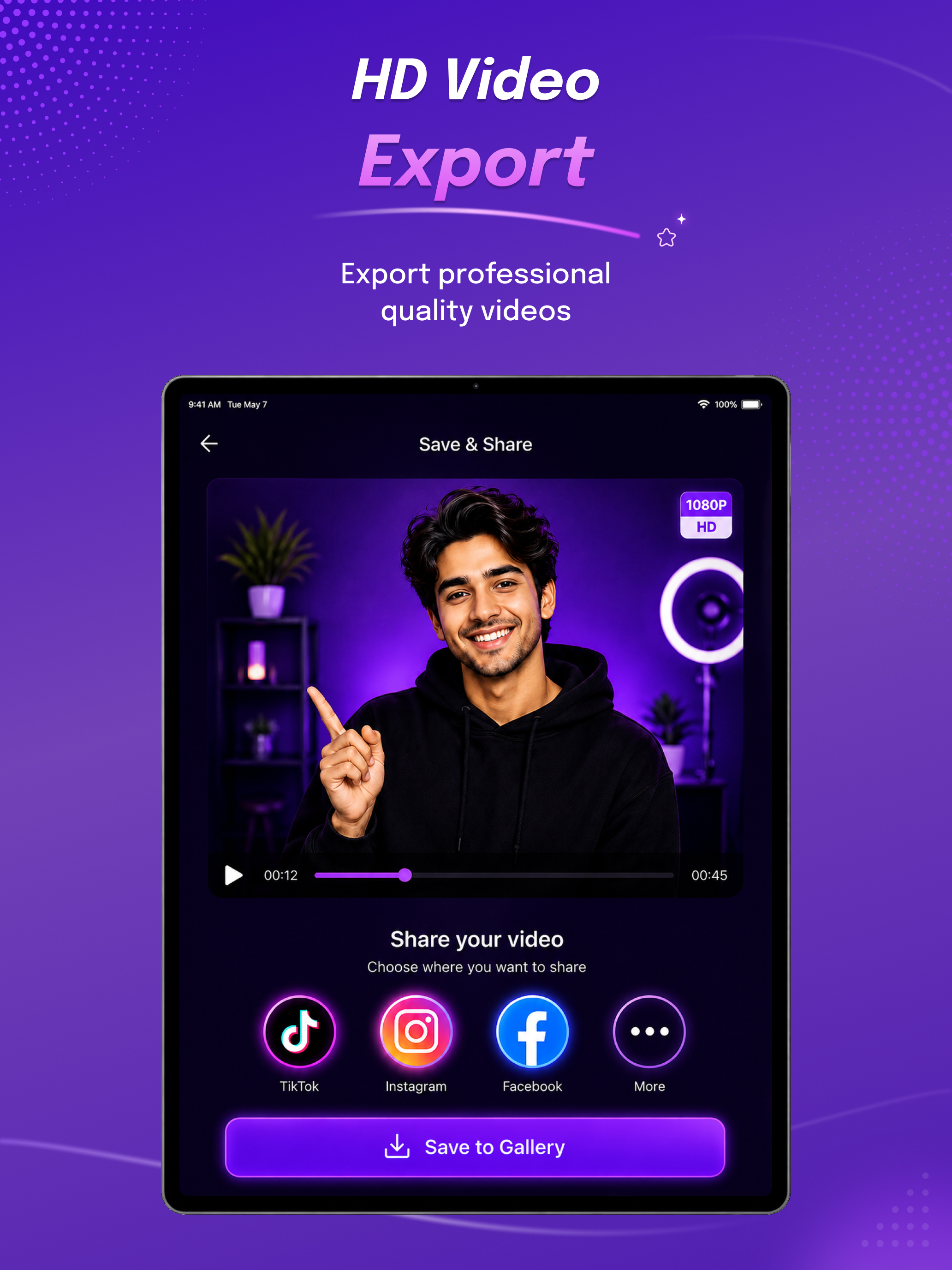 Teleprompter for Ai Videos