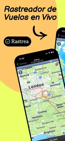 Captura de pantalla de Flight Tracker Pro | Fly Radar en iPhone 2