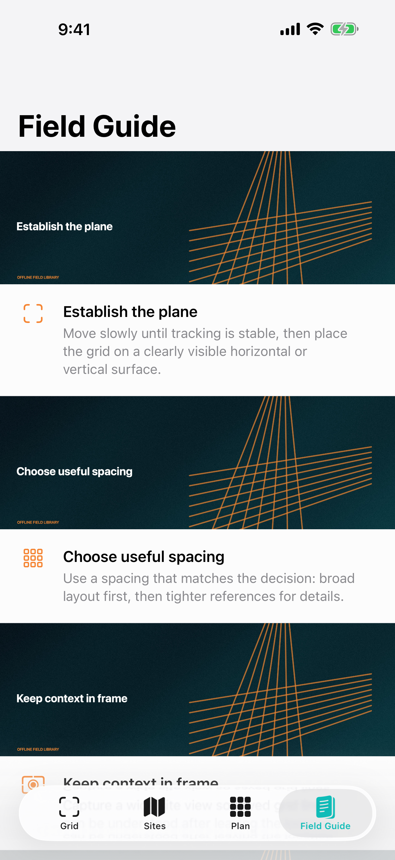 LatticeCam: AR Site Grid screenshot 3 of 3