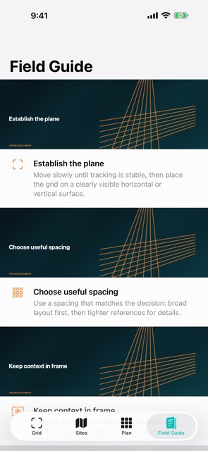 LatticeCam: AR Site Grid screenshot 5