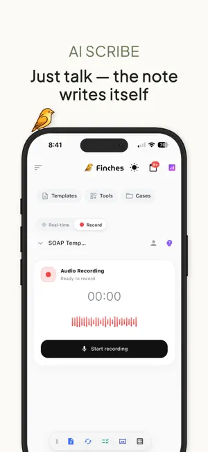 Finches - Veterinary AI Scribe screenshot 2