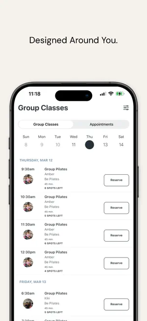 BE Pilates Studio screenshot 3